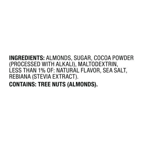 Blue Diamond Almonds, Oven Roasted Dark Chocolate Flavored Snack Nuts, Plant-Based Protein and Fiber, Perfect for Events, Holidays, Parties, and Lunch, Guilt-Free Snacking with Real Cocoa, 25 Oz Resealable Bag (Pack of 1)