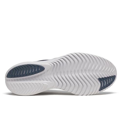 Saucony Men's Kinvara 15 Sneaker, Navy/Silver, 10.5
