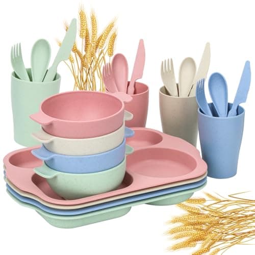 Avis Set de Vaisselle Enfant Ratulie – Test Complet du Set 24 Pièces