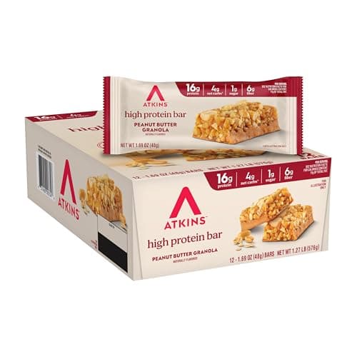 Atkins Protein Riegel Test: Lohnt sich der Erdnussbutter Granola Snack?