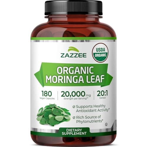 Zazzee Moringa Extract Review: ¿值得买吗?