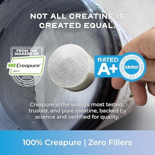 Muscle Feast Creapure Creatine Monohydrate Powder, Vegan Keto Friendly Gluten-Free, Mass Gainer, Muscle Recovery Supplement and Trusted Creatine for Muscle Growth, Creatine Powder, Unflavored, 300g