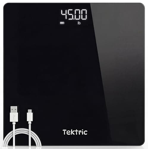 Tektric Digital Bathroom Scale Review – Rechargeable and Accurate
