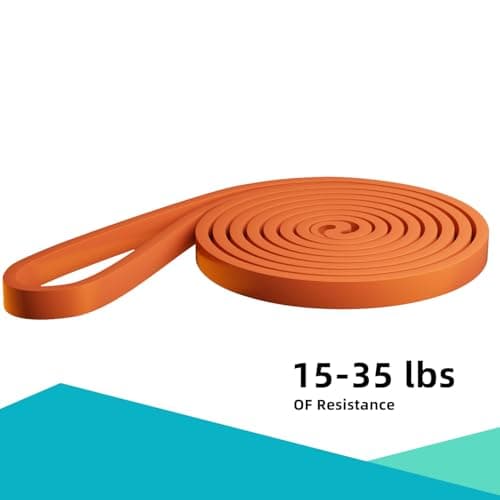 Resistance Bands, Pull Up Bands, Pull Up Assist Band Exercise Bands for Men & Women Working Out, Body Stretching, Physical Therapy, Muscle Training - Orange