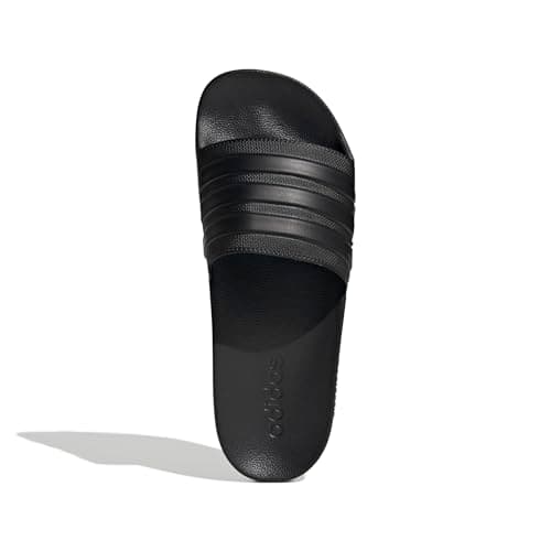 adidas Unisex Shower Slide Sandal, Core Black/Core Black/Core Black, 10 US Men