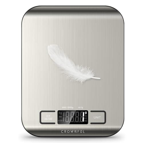 CROWNFUL Food Scale Review – Reliable Digital Kitchen Scale for Home Cooks