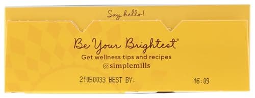 Simple Mills Chocolate Brownie Seed & Nut Flour Sweet Thins, Paleo Friendly & Delicious Sweet Thin Cookies, Good for Snacks, Nutrient Dense, 4.25 oz, Pack of 1