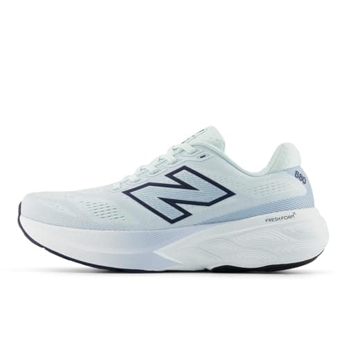 New Balance Women's Fresh Foam X 880v15 Running Shoe, Glint Blue/Nb Navy, 8.5