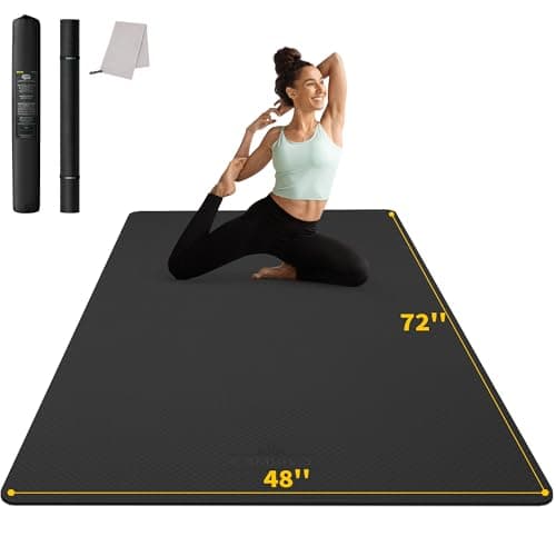 CAMBIVO Yoga Mat Review – Extra Wide 6x4ft Non-Slip Exercise Mat Tested