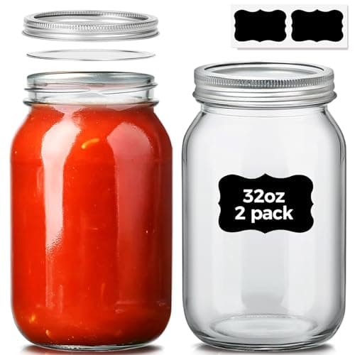 ComSaf Mason Jars 32 oz Test – 2er Set im Review