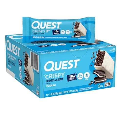 Quest Crispy Cookies & Cream Protein Bar Review – Eerlijke Test (2025)