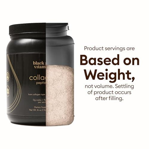 Black Girl Vitamins | Collagen Peptides Powder - Collagen for Skin, Hair & Nails - Unflavored Hydrolyzed Collagen Powder, Dairy-Free, Gluten-Free Collagen for Women and Men - 16oz