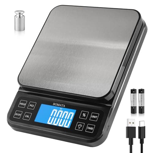 BOMATA Keukenweegschaal Review: 0.1g Precise & USB-C Oplaadbaar