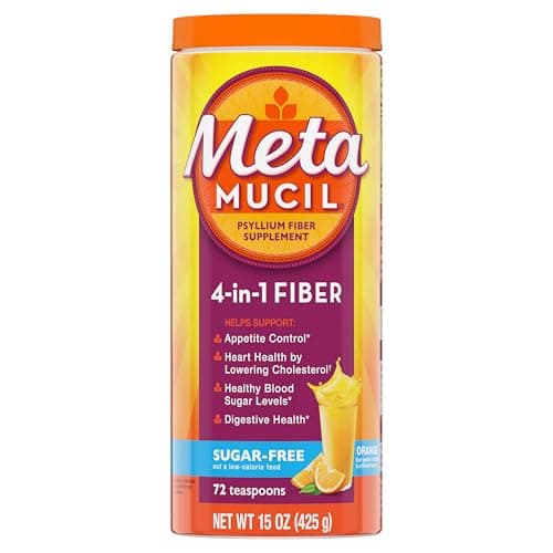Metamucil Psyllium Husk Review: Does the 4-in-1 Orange Fiber Powder Actually Work?