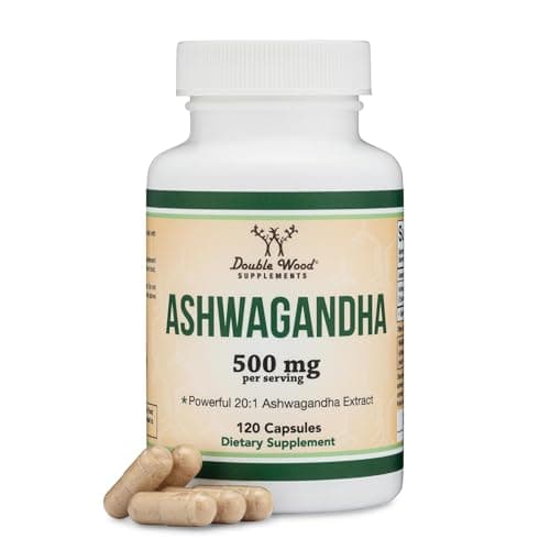 Ashwagandha Capsules Review 2025 — Double Wood 500mg 20:1 Extract