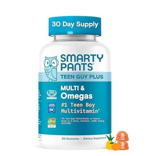 SmartyPants Teen Guy Plus Multi & Omegas Multivitamin Gummies Review