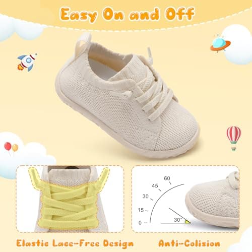 Centipede Demon Baby Shoes Baby Boy Girl First Walker Shoes Breathable Tennis Sneakers Lightweight Infant Shoe Slip On Sock Shoe 12-18 Months
