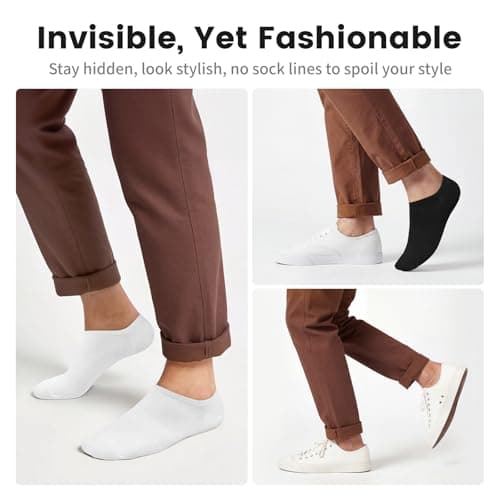 wernies No Show Men Socks, Low Cut Ankle Sock, Men Short Socks Casual Cotton Socks Size 11-13