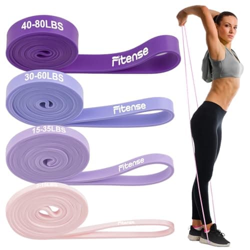 Fitense Pull Up Bands Review: 5-80lbs Set with Door Anchor Tested