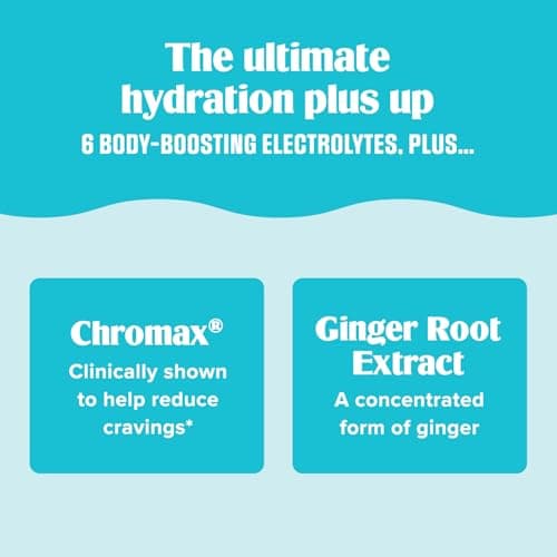 Ultima Replenisher Crave Killer Supplement and Electrolytes Powder – Tropical Fusion, 14 Stickpacks – Hydration Packets that Kick Cravings to The Curb