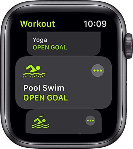 Apple Watch SE (GPS, 40mm) - Space Gray Aluminum Case with Black Sport Band (Renewed)