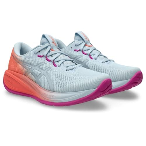 ASICS Women's Gel-Cumulus 28 Running Shoes, 8.5, Sky/Sun Coral