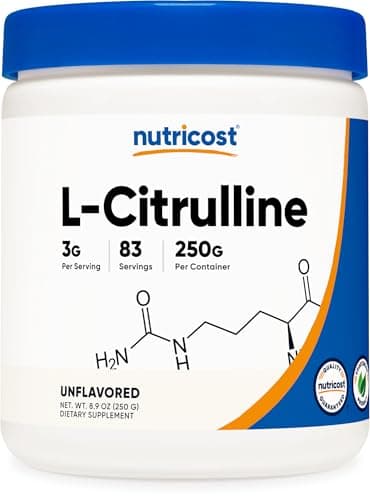Nutricost L-Cytrulina Pure Powder – Recenzja 250g (2025)