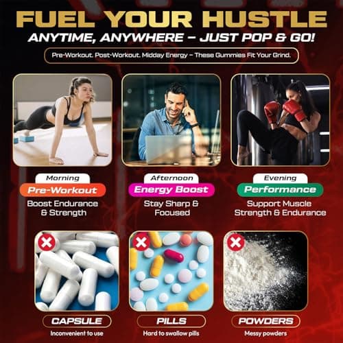 KUKALY Creatine Monohydrate Gummies for Men & Women, 9000MG Creatine Gummies Sugar Free - Mixed Flavored with L-Taurine, BCAA 2:1, B12 B6 for Boost Strength, Focus & Endurance, Vegan, Non-GMO, 120pcs