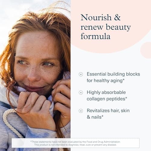 Youtheory Advanced Collagen - 6,000 mg Hydrolyzed Collagen Peptides - Includes Antioxidants & Contains Vitamin C - Hair Growth, Nails, Joint Health & Bone Support* - 290 Tablets (48-Day Supply)