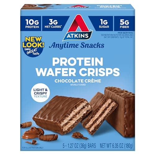 Atkins Chocolate Crème Protein Wafer Crisps – Recension 2024