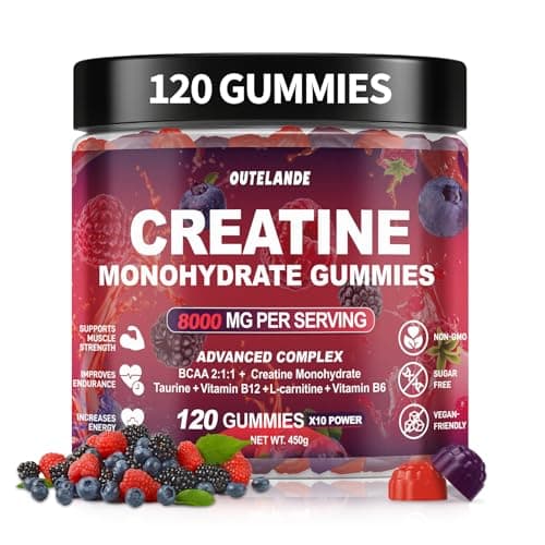 Creatine Gummies 8000 mg - Notre Test Complet et Avis