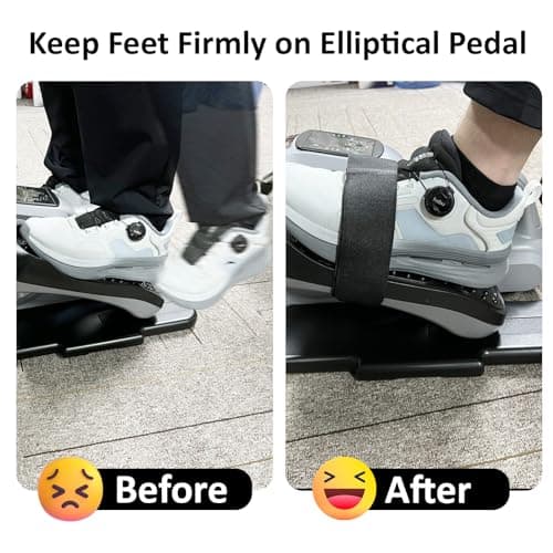 4 Pcs Pedal Straps, Perfect for Under Desk Elliptical Peddler Foot & Leg Pedal Exercixer for Seniors Fitness Home Sports Accessories